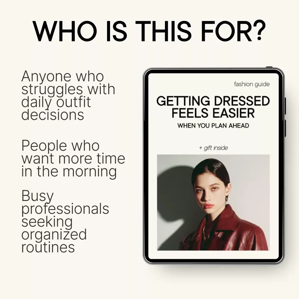 Getting Dressed Feels Easier When You Plan Ahead - Outfit Planning Guide for the Week Ahead