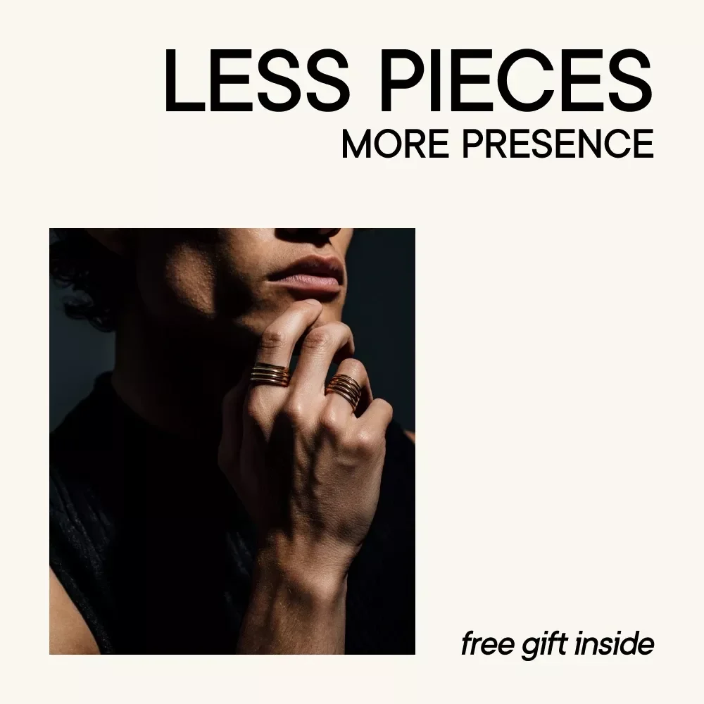 Less Pieces More Presence: A Modern Guide to Minimalist Jewelry for Men | Timeless Style, Fewer Accessories, Stronger Impact (Ebook Download)