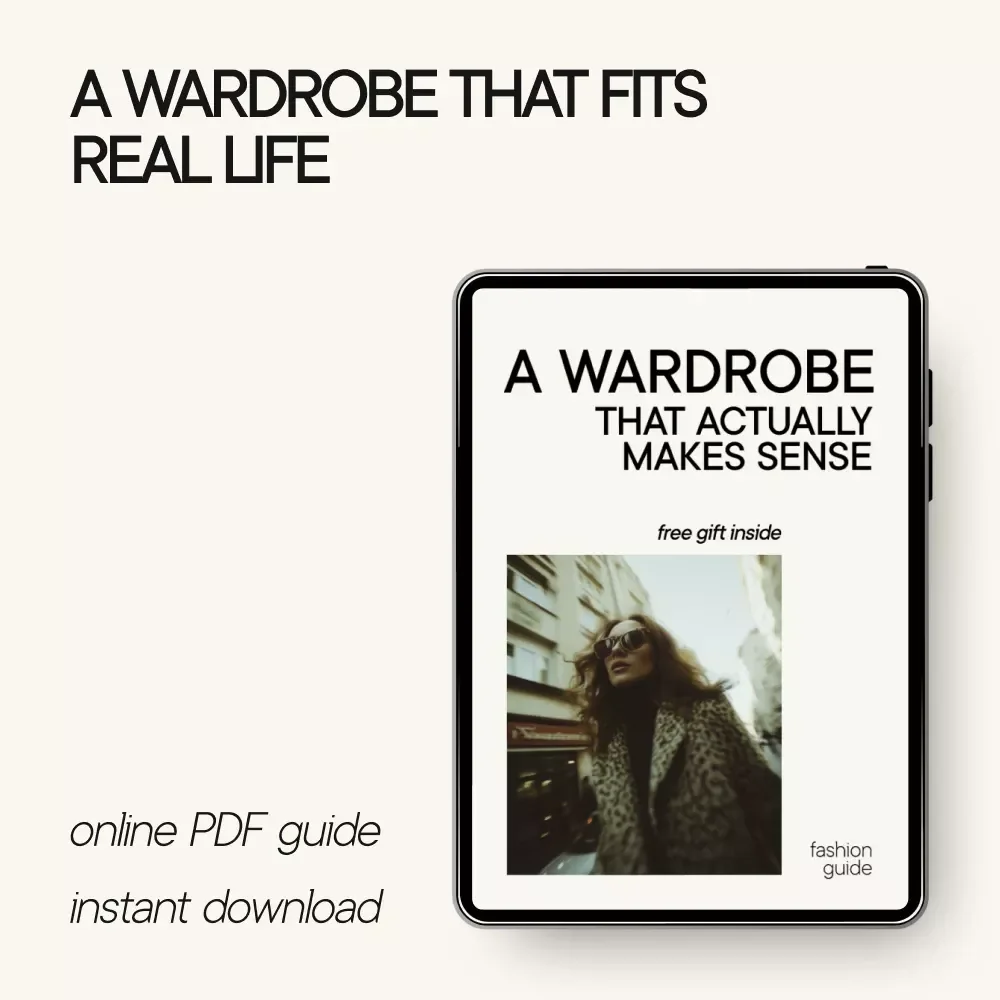 A Wardrobe That Actually Makes Sense – A Practical Guide on How to Build a Sustainable Wardrobe Without Overbuying
