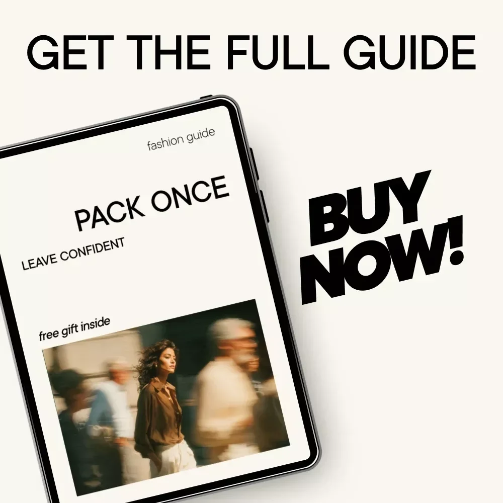 Pack Once Leave Confident – Smart Packing Guide, Travel Checklist & Digital eBook for Stress-Free Trips