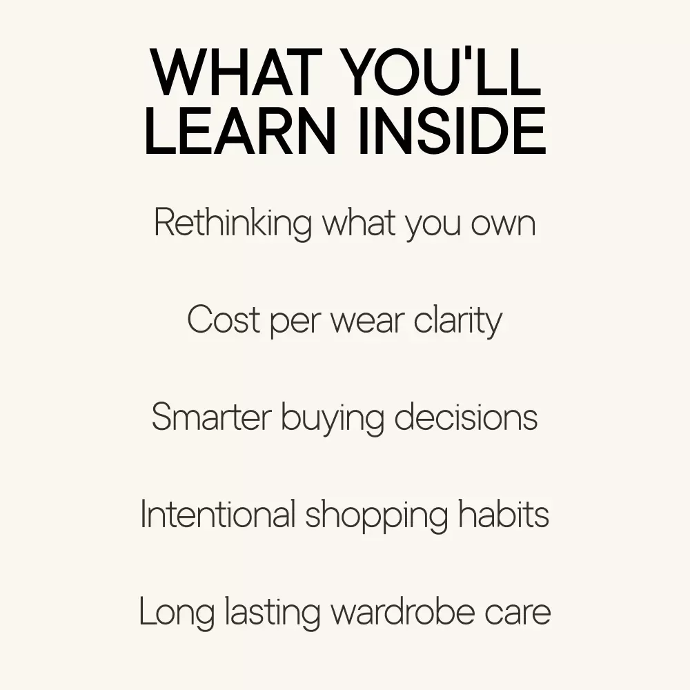 A Wardrobe That Actually Makes Sense – A Practical Guide on How to Build a Sustainable Wardrobe Without Overbuying
