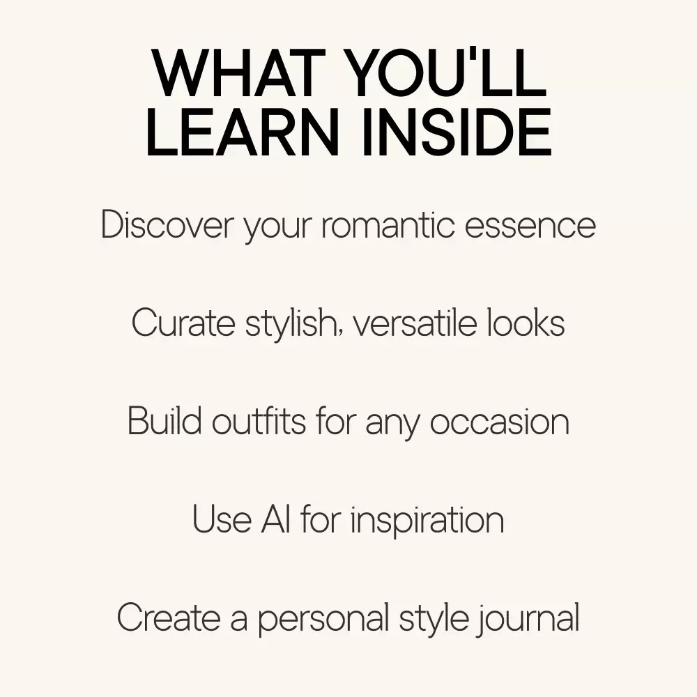 Effortless Romance: Your Kibbe Outfit Playbook - Romantic Kibbe Outfit Ideas for Every Occasion
