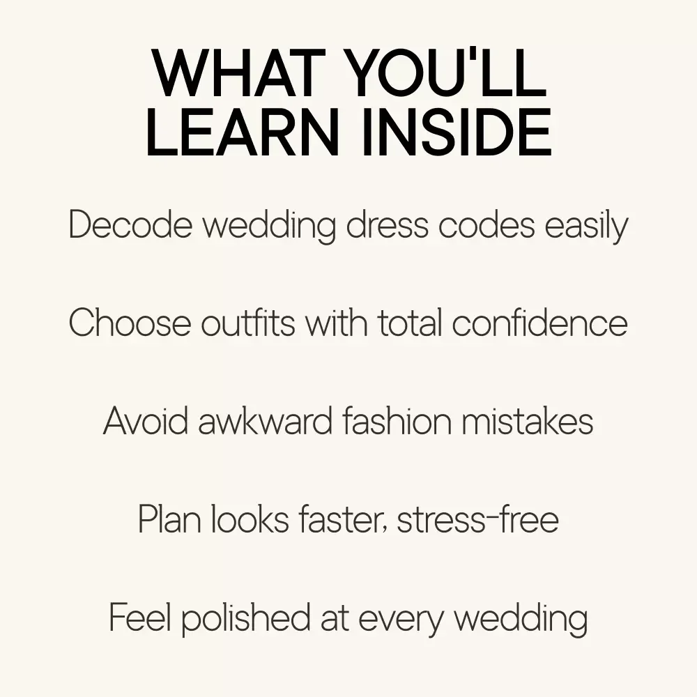 Style Secrets Every Wedding Guest Needs – Wedding Guest Style Guide, Wedding Dress Code eBook, Digital Download Outfit Checklist