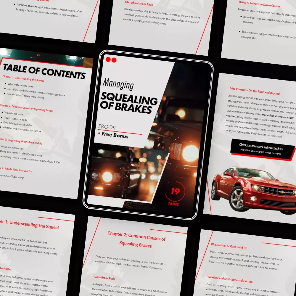 Managing Squealing of Brakes: Your Ultimate eBook Guide for Troubleshooting Brake Noises and Ensuring a Quiet Ride