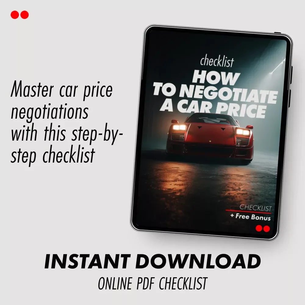 Checklist: How to Negotiate a Car Price - Expert Tips & Strategies