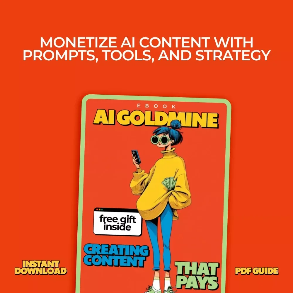 AI Goldmine: Creating Content That Pays – AI Content Creation Guide, Monetize AI Content, Digital Marketing eBook, Prompt Mastery & Passive Income Blueprint