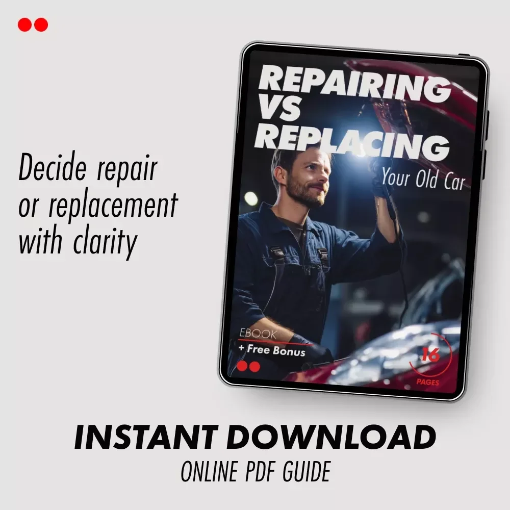 Repairing vs Replacing Your Old Car – A Practical eBook Guide to Decide When to Repair Your Old Car vs Replace It