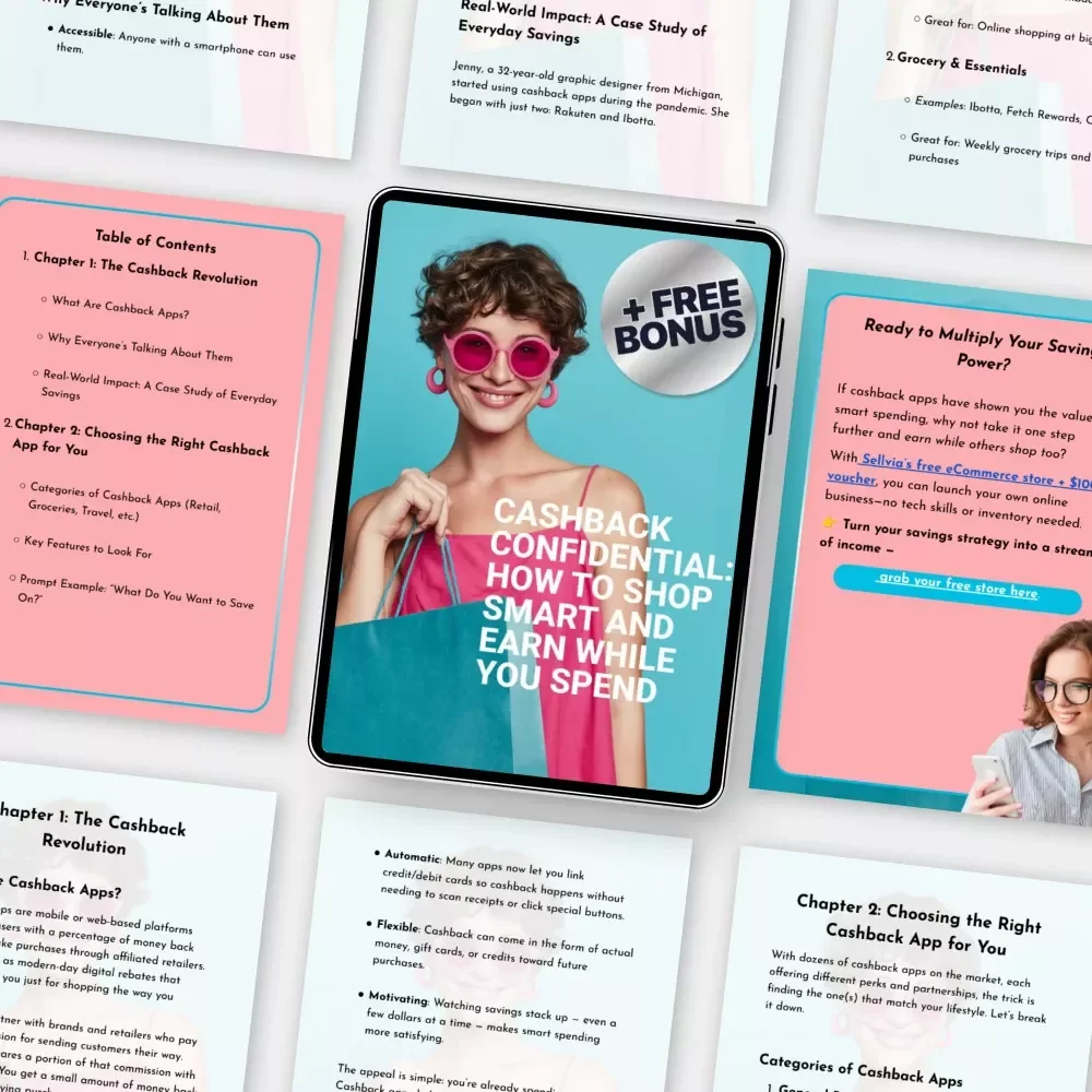 Cashback Confidential: How to Shop Smart and Earn While You Spend – Ultimate Digital Guide for Maximizing Rewards with Cashback Apps for Shopping, Smart Budgeting & Everyday Savings