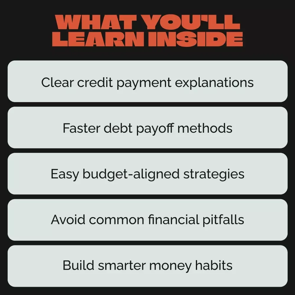 The Savvy Guide to Mastering Credit Card Payments Without Losing Your Cool | Digital Guide for Budgeting, Debt Payoff & credit card payment strategies | Financial Planning eBook for Smarter Money Habits