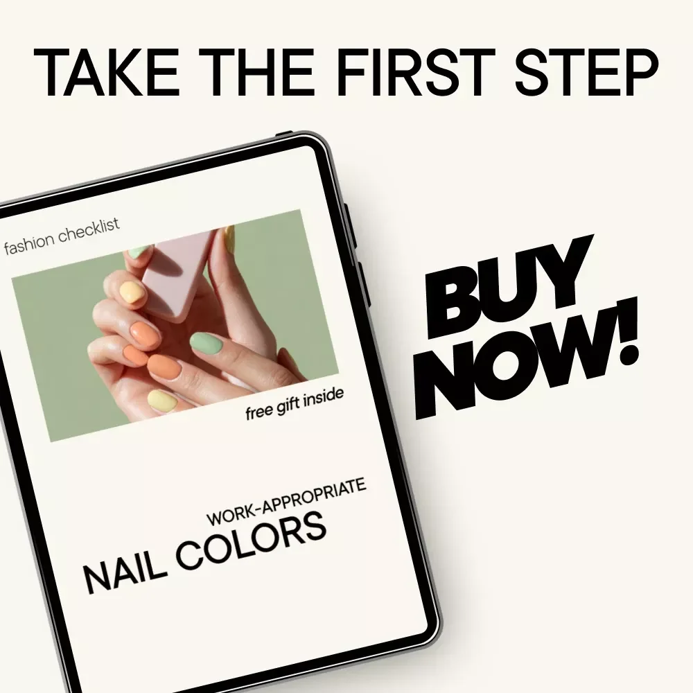 Work-Appropriate Nail Colors – Office Nail Polish Guide, Professional Nail Color Checklist, Minimalist Work Manicure eBook, Digital Download