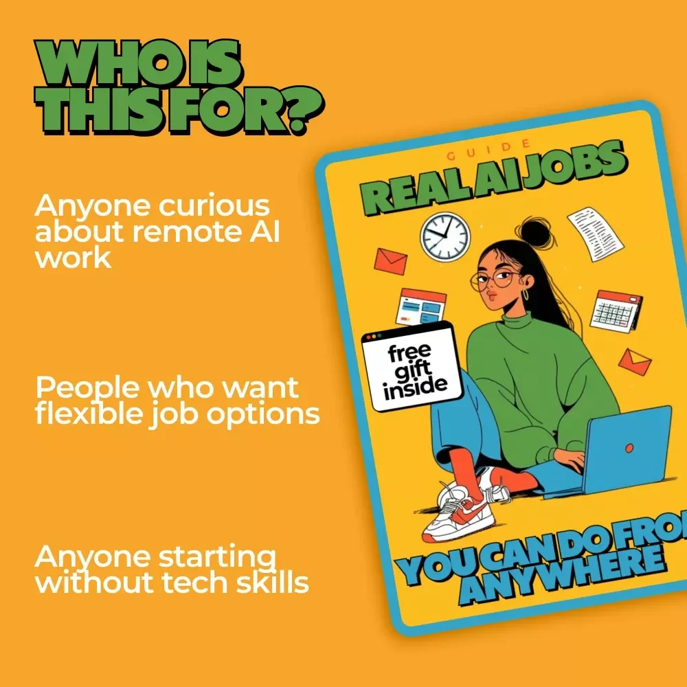 Real AI Jobs You Can Do From Anywhere – Remote Work eBook | Work-From-Home AI Jobs Guide | Digital Download for Beginners & Non-Tech Professionals