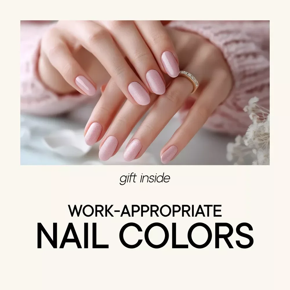 Work-Appropriate Nail Colors – Office Nail Polish Guide, Professional Nail Color Checklist, Minimalist Work Manicure eBook, Digital Download