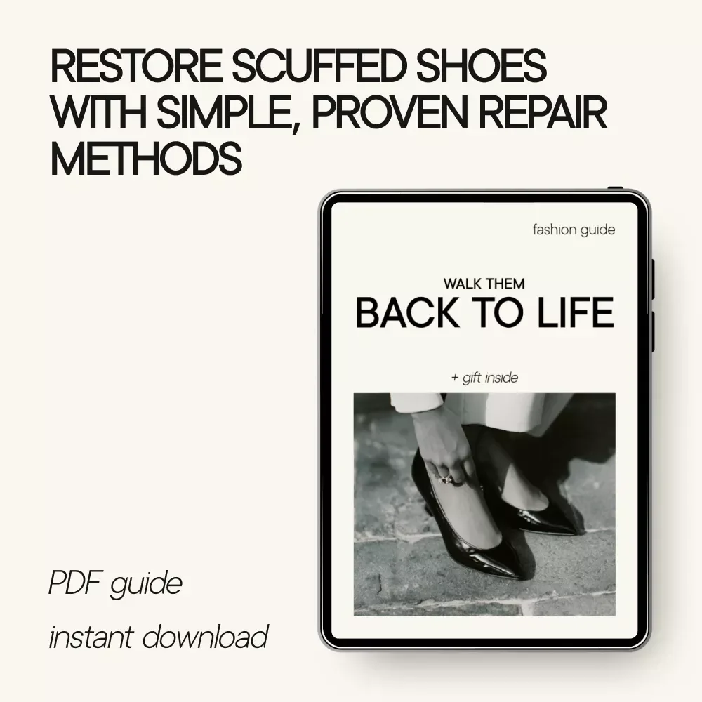 Walk Them Back to Life | Shoe Scuff Repair Guide, Leather Shoe Restoration eBook, Sneaker Scratch Fix Checklist, Digital Download