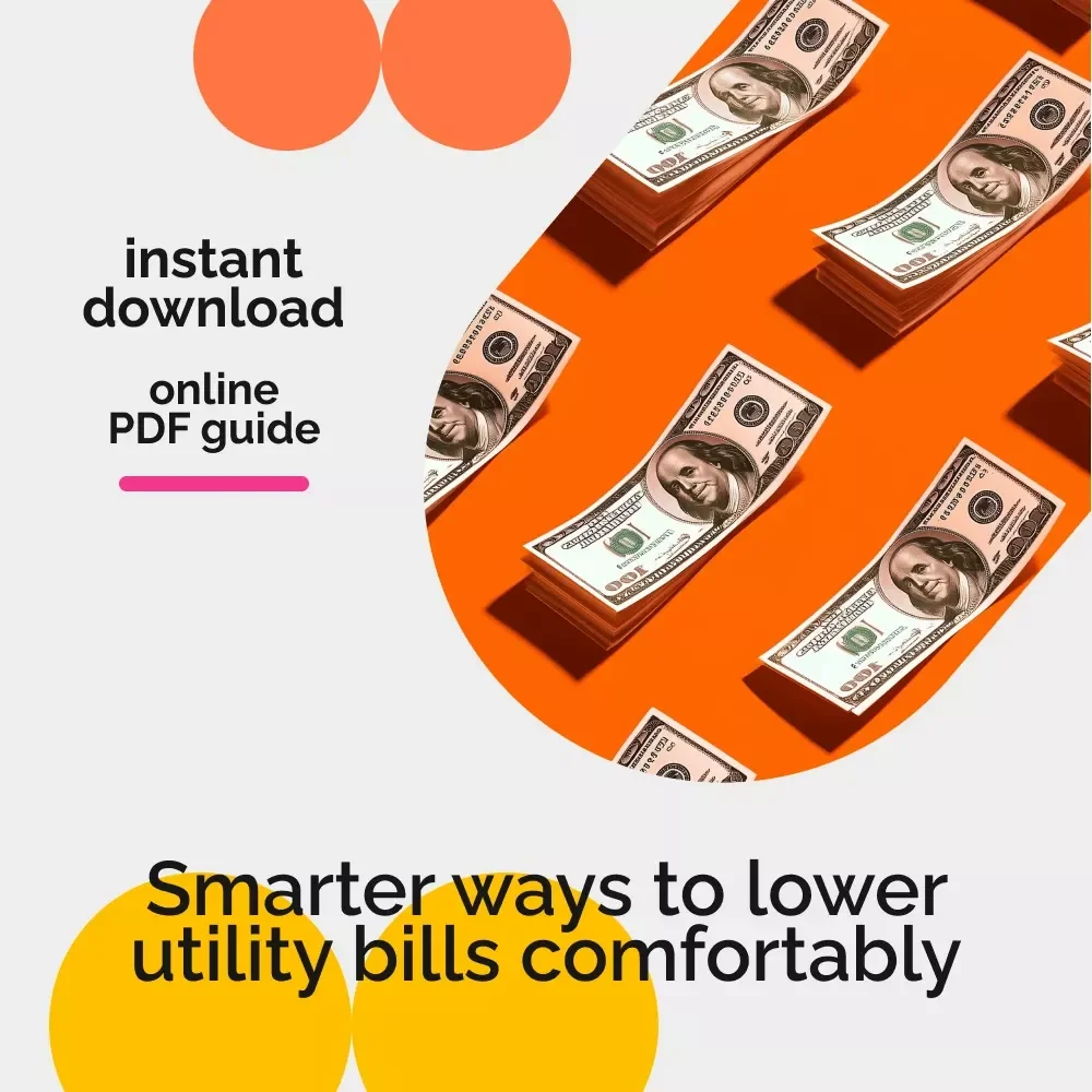 How to Cut Utility Costs Without Sacrificing Comfort | Energy-Saving Guide, Budget Home Efficiency eBook, Utility Bill Reduction Checklist, Eco-Friendly Living Digital Download