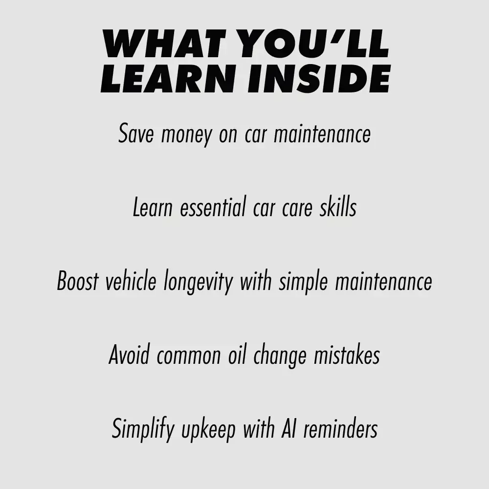 Your DIY Guide to Changing Car Oil and Filters: A Step-by-Step eBook for Car Maintenance Enthusiasts