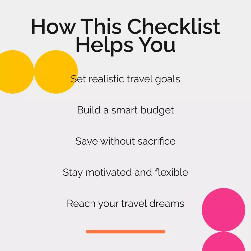 Travel Budget Checklist: Prioritize, Save, Explore | Digital Download for Prioritizing Travel in Your Budget | Smart Travel Planning Made Simple