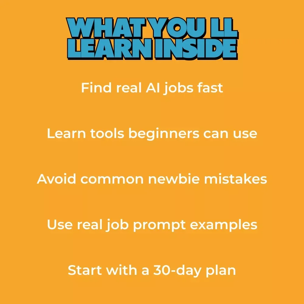 Real AI Jobs You Can Do From Anywhere – Remote Work eBook | Work-From-Home AI Jobs Guide | Digital Download for Beginners & Non-Tech Professionals