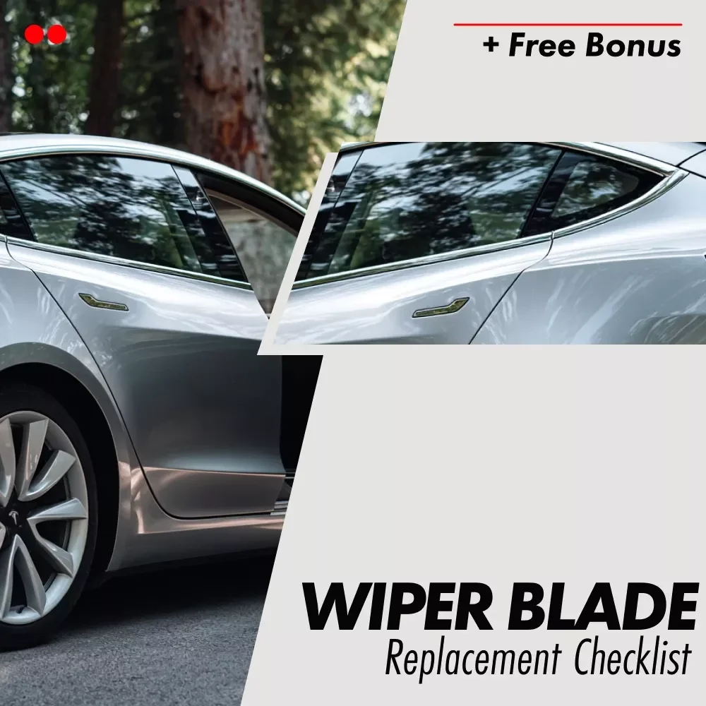 Wiper Blade Replacement Checklist – Easy DIY Car Maintenance Guide, Beginner-Friendly Digital Download for Clear, Streak-Free Windshields