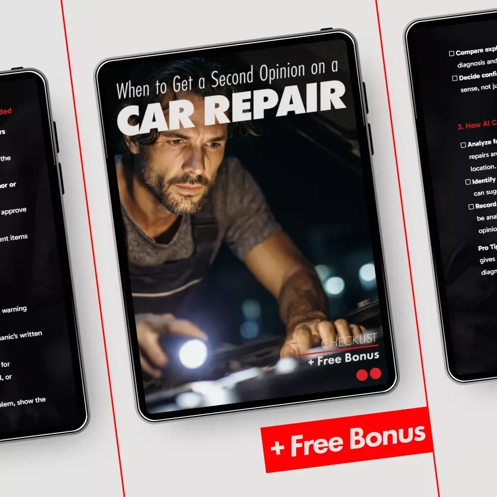 When to Get a Second Opinion on a Car Repair | Printable Car Repair Checklist for Smart Vehicle Owners