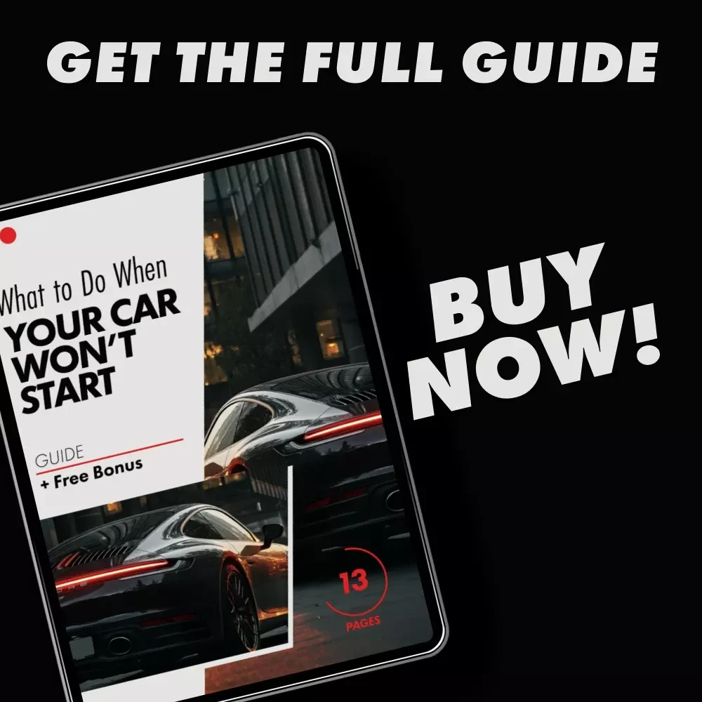 What to Do When Your Car Won’t Start – Practical Step-by-Step Guide for When My Car Won't Start But the Lights Work | Instant Digital Download