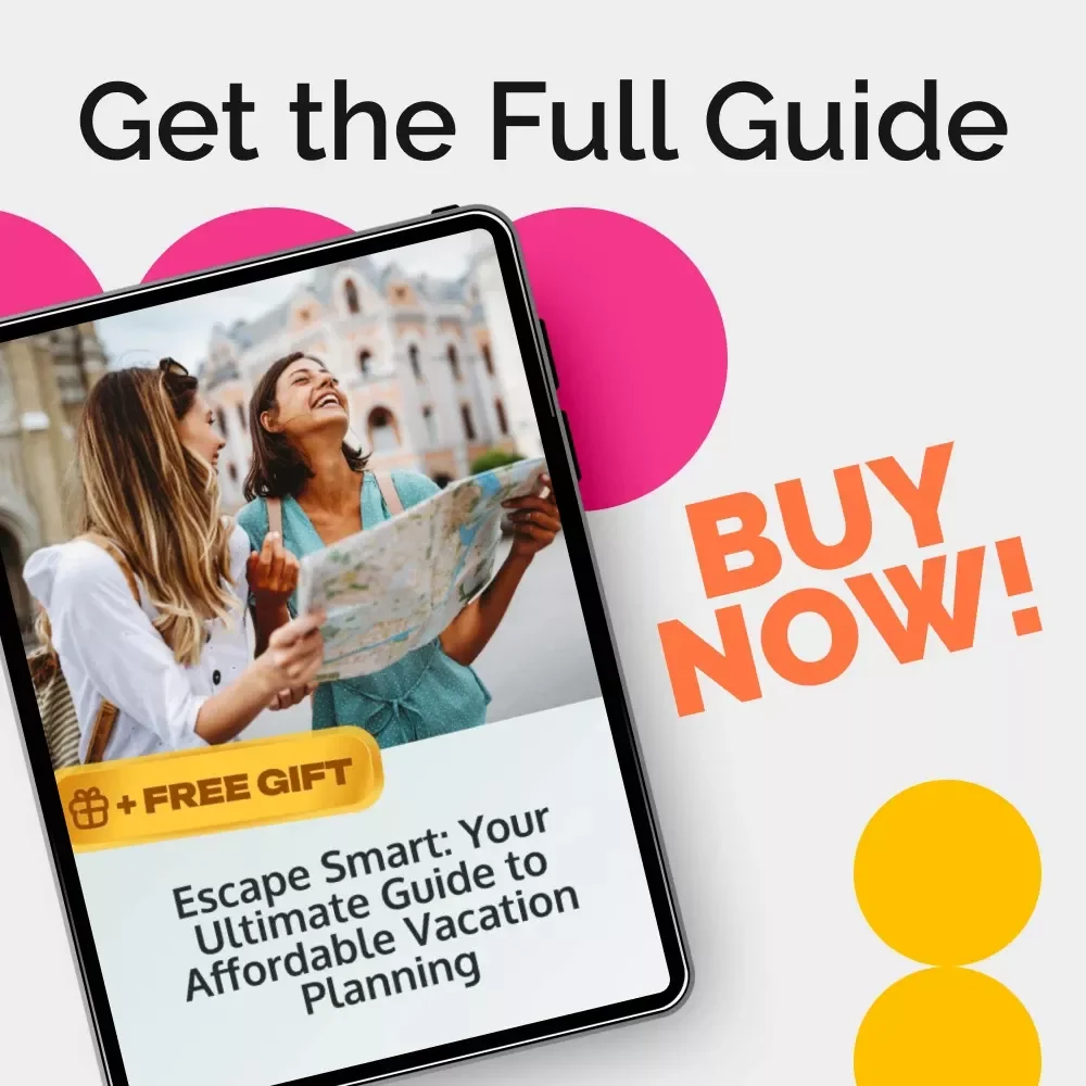 Escape Smart: Your Ultimate Guide to Affordable Vacation Planning — Budget Travel eBook, Money-Saving Travel Guide, Digital Download for Affordable Adventures