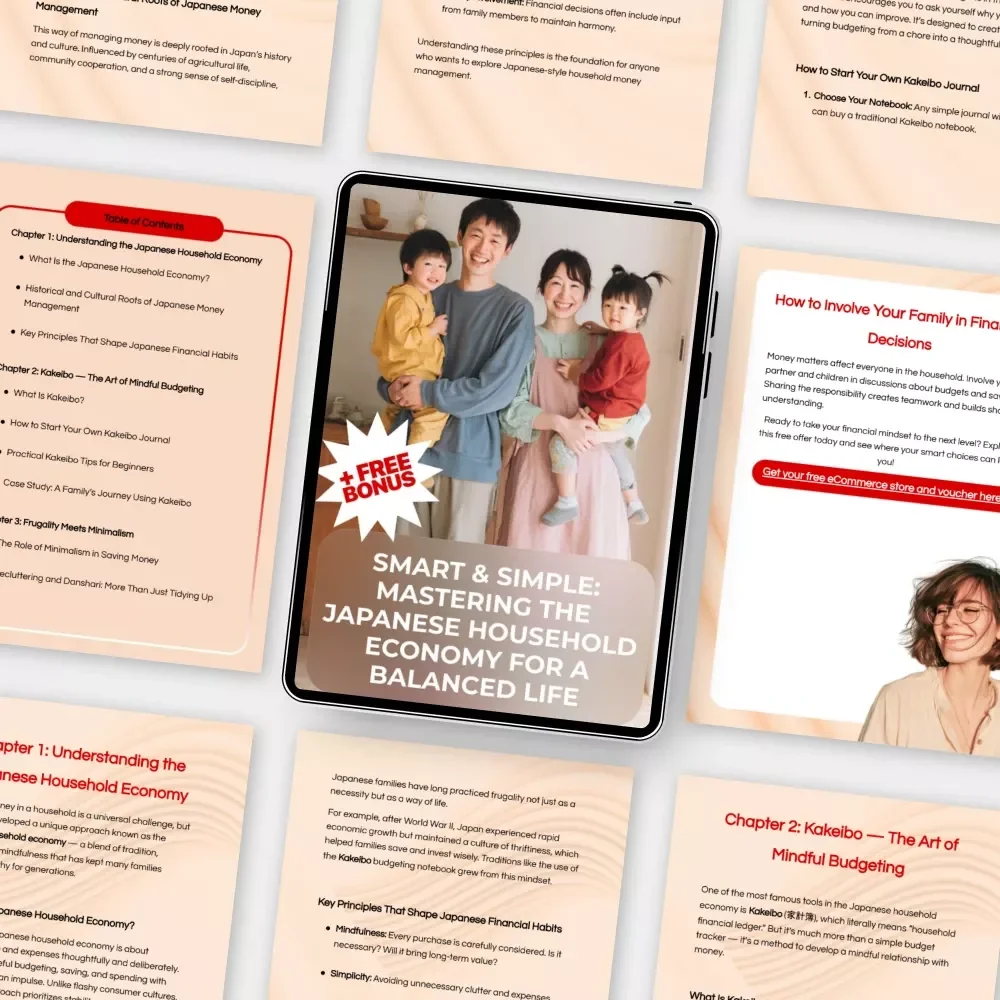 Smart & Simple: Mastering the Japanese Household Economy for a Balanced Life | Japanese Household Economy eBook | Mindful Budgeting Guide | Minimalism & Kakeibo Financial Planner
