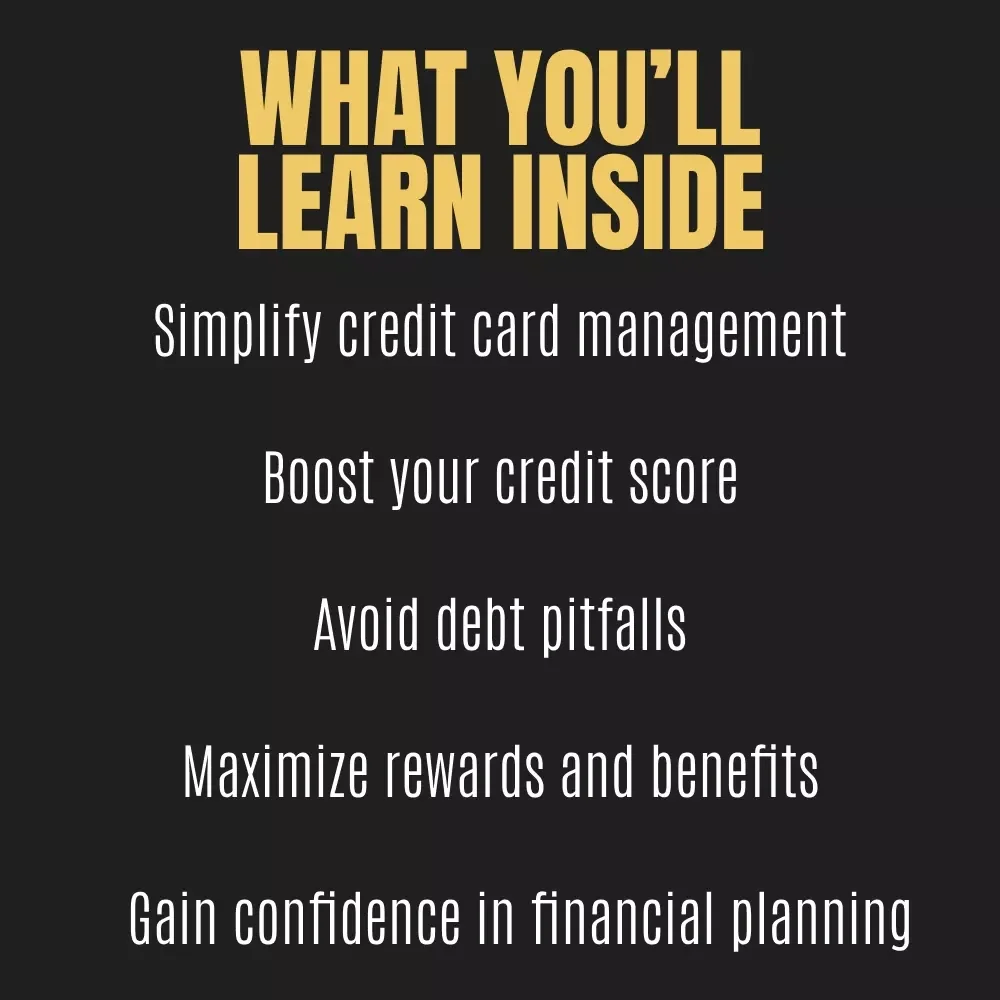 A Simple Guide to Managing Two Credit Cards Like a Pro - Credit Card Strategy eBook for Smart Spending