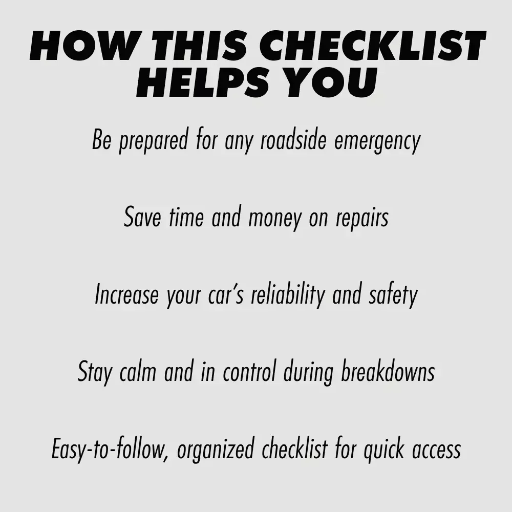 Basic Tools to Keep in Your Car: Essential eBook Guide for Roadside Safety and Preparedness