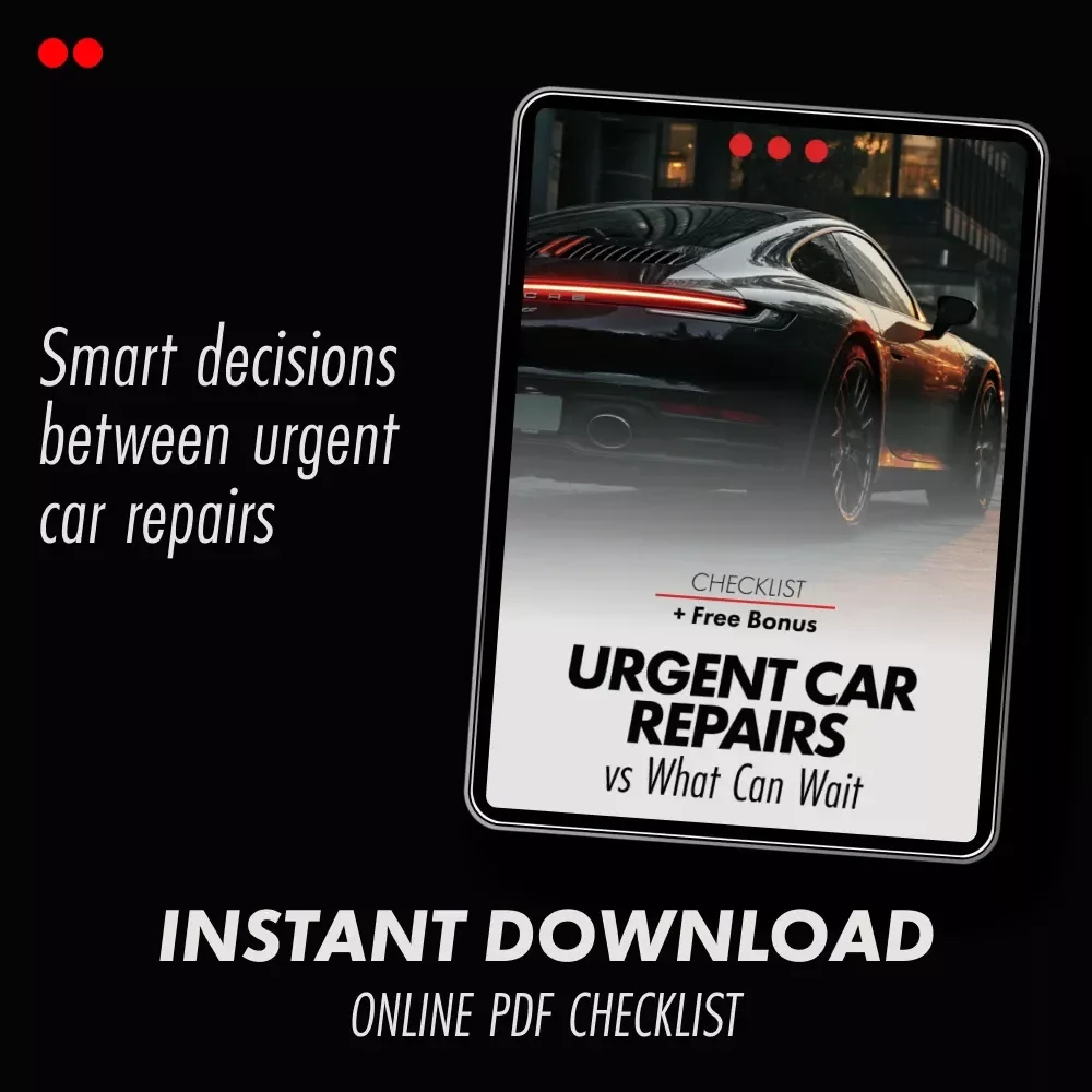 Urgent Car Repairs vs What Can Wait | Smart Vehicle Safety Checklist for Stress-Free Decisions & Cost-Saving Maintenance