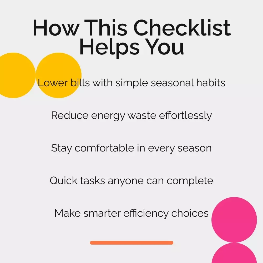 The Utility-Slaying Checklist: Save Money Every Season | Budget Home Energy Guide, Seasonal Utility Savings Planner, Money-Saving Checklist Printable
