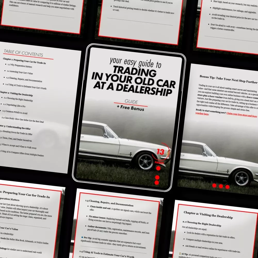 Your Easy Guide to Trading in Your Old Car at a Dealership - Digital Download Guide