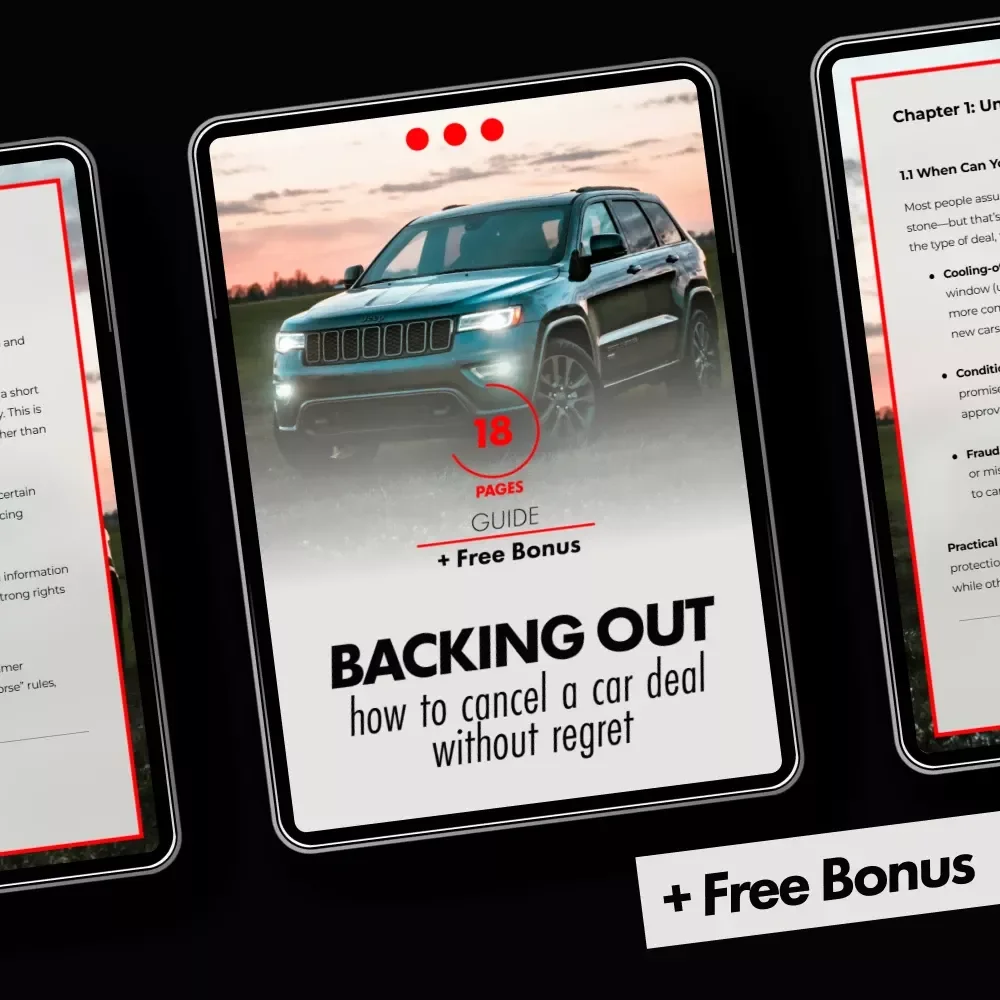 Backing Out: How to Cancel a Car Deal Without Regret - Your Complete Guide to Cancelling Car Purchases and Navigating the Process