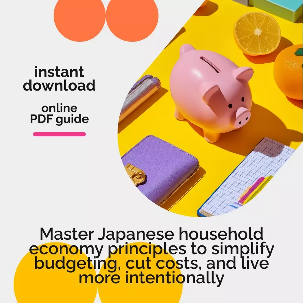 Smart & Simple: Mastering the Japanese Household Economy for a Balanced Life | Japanese Household Economy eBook | Mindful Budgeting Guide | Minimalism & Kakeibo Financial Planner