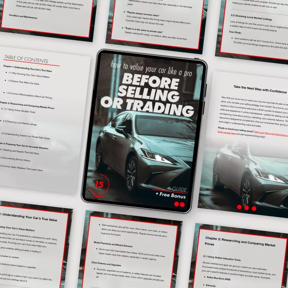 How to Value Your Car Like a Pro Before Selling or Trading - Ultimate Guide to Car Valuation for Sale or Trade-In