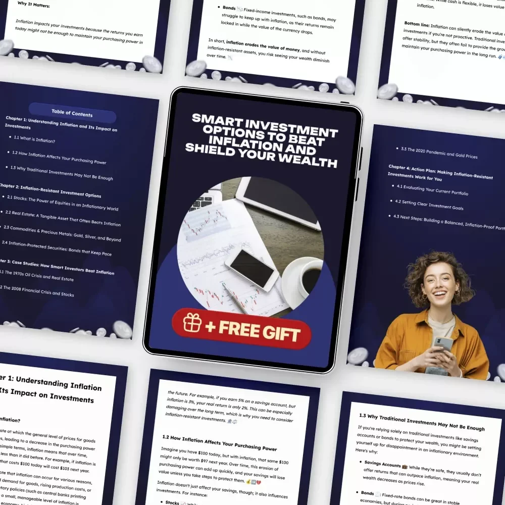 Smart Investment Options to Beat Inflation and Shield Your Wealth | Guide to Inflation-Resistant Investment Options | Build a Strong, Inflation-Proof Portfolio | Digital Download
