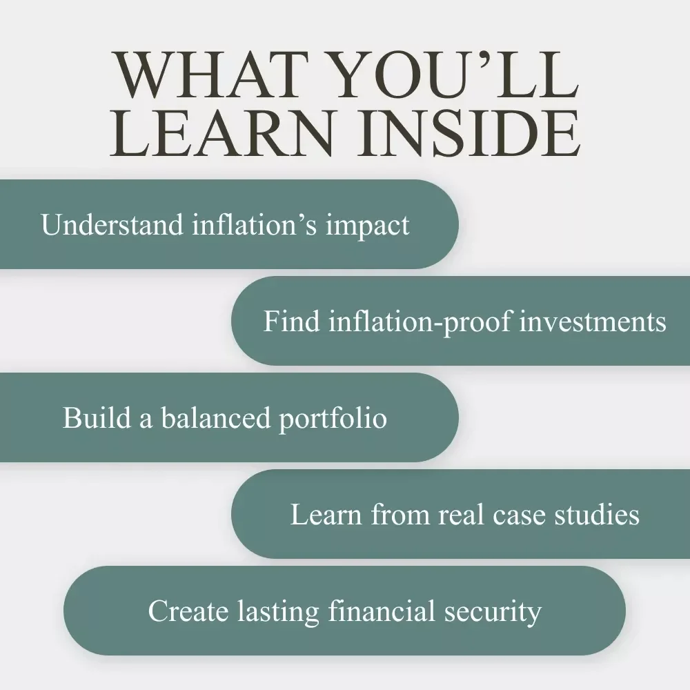Smart Investment Options to Beat Inflation and Shield Your Wealth | Guide to Inflation-Resistant Investment Options | Build a Strong, Inflation-Proof Portfolio | Digital Download