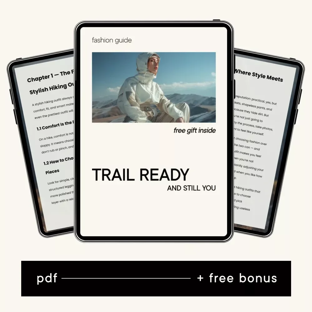 Trail Ready and Still You | Stylish Hiking Outfit Guide, Trail Style eBook, Hiking Capsule Wardrobe & Outfit Planning Checklist
