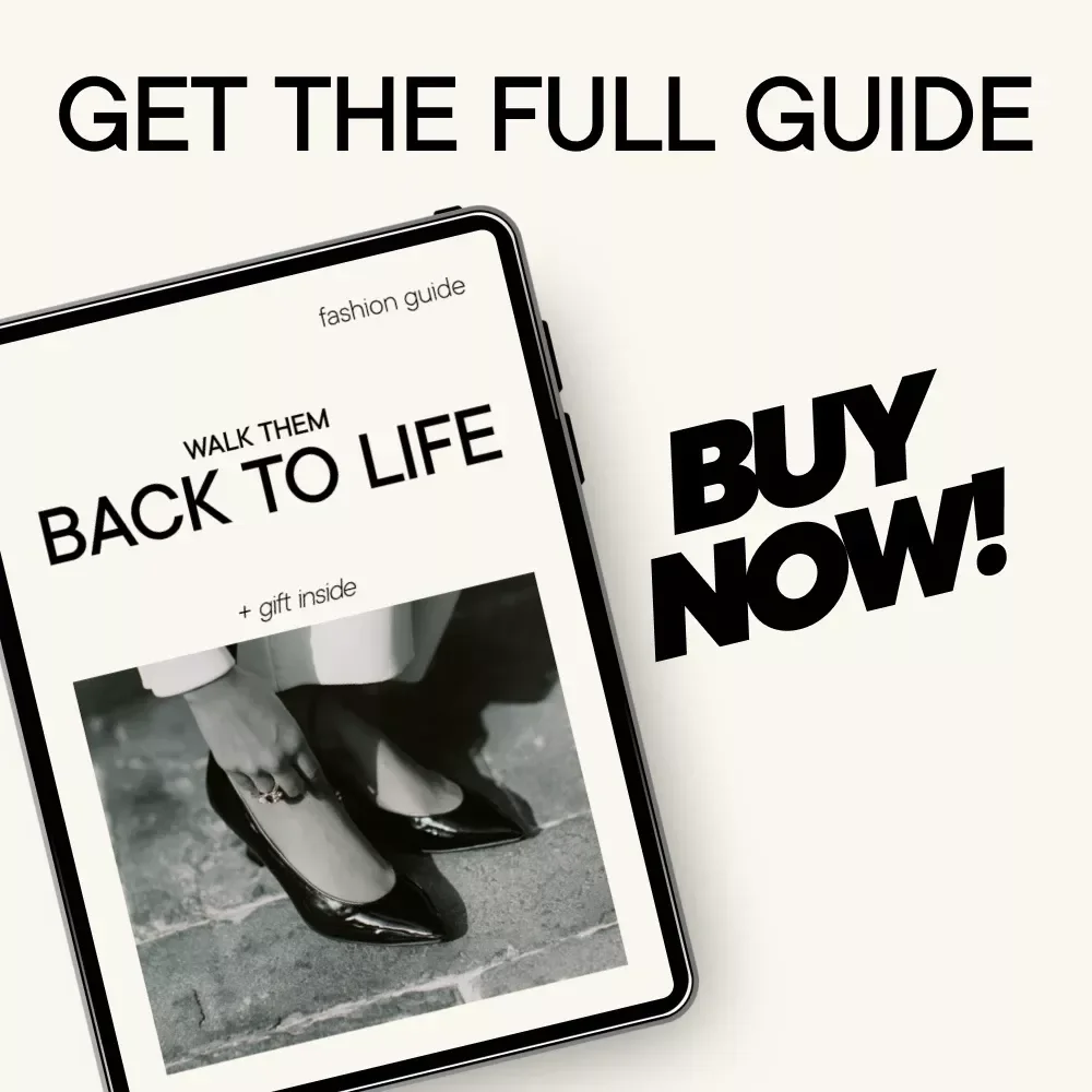 Walk Them Back to Life | Shoe Scuff Repair Guide, Leather Shoe Restoration eBook, Sneaker Scratch Fix Checklist, Digital Download