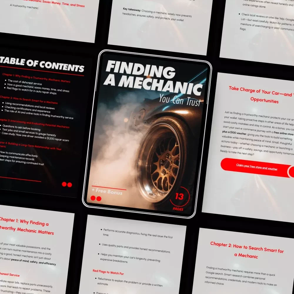 Finding a Mechanic You Can Trust - A Practical Guide to Finding a Good Honest Mechanic Near You