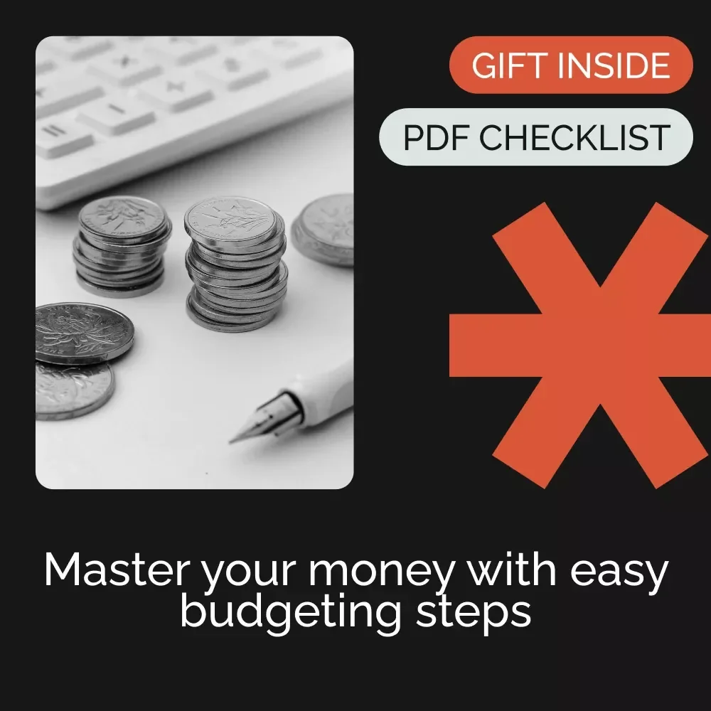 Fun & Foolproof Checklist to Master Your Money - Budgeting Made Easy, Digital Download