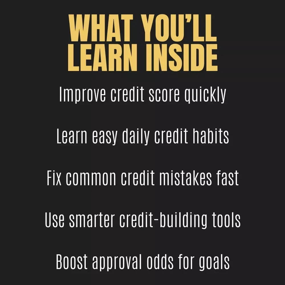 The Fast Track Guide to Building Credit Like a Pro | Digital Credit-Building Guide for Beginners & Go-Getters | Best Ways to Build Credit Fast eBook & Printable Checklist