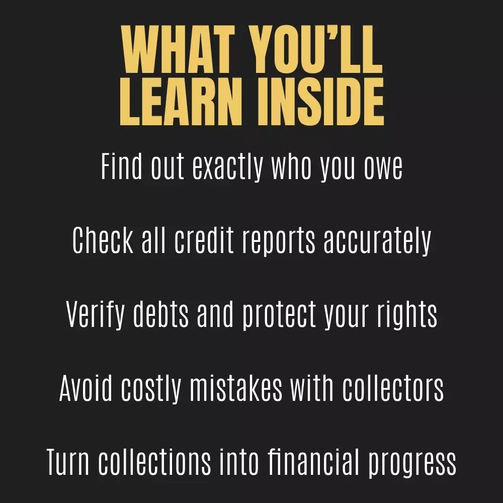 A No-Stress Guide to Finding Out What Collection Agency You Owe | Digital Download for How to Find Out What Collection Agency I Owe and Take Control of Your Finances