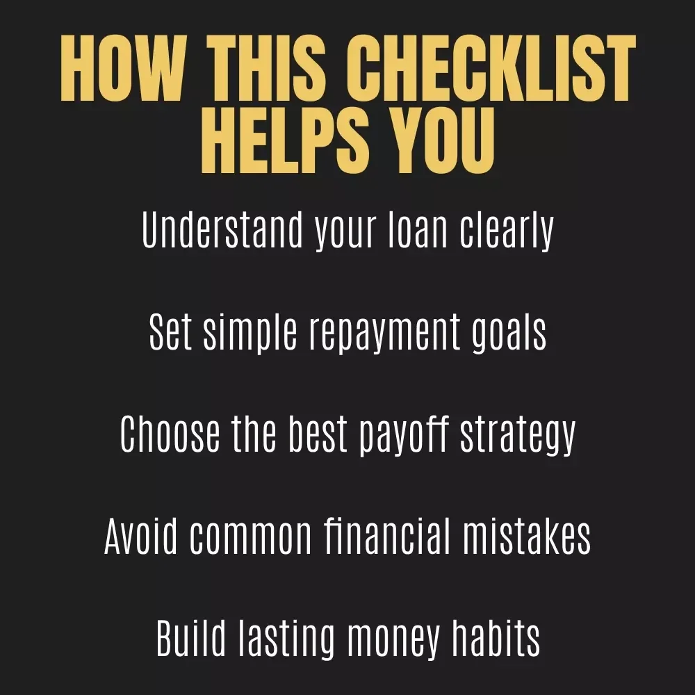 The Loan Repayment Checklist — Printable Debt Payoff Planner & how to get credit card debt relief Guide, Snowball & Avalanche Tracker, Financial Reset Toolkit