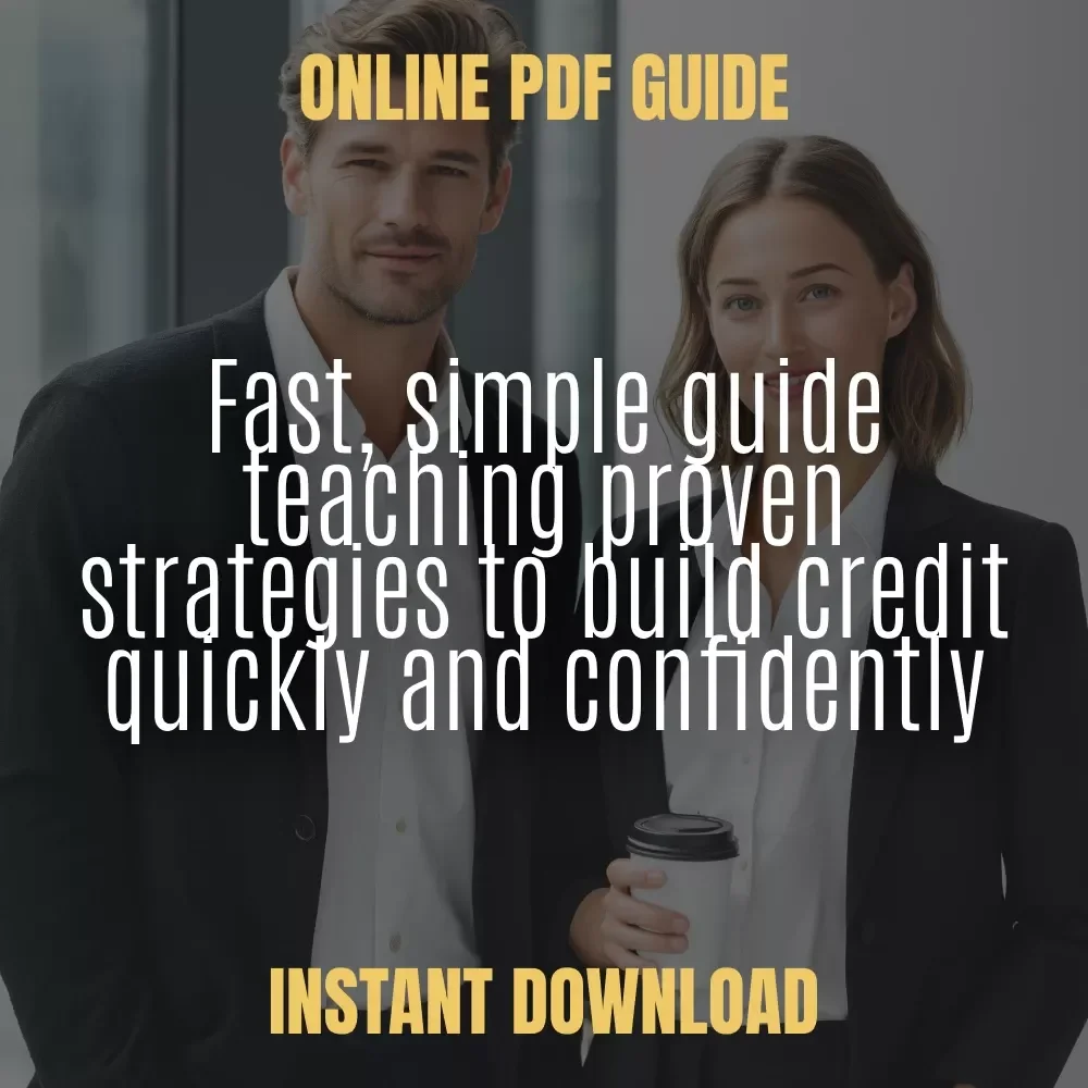 The Fast Track Guide to Building Credit Like a Pro | Digital Credit-Building Guide for Beginners & Go-Getters | Best Ways to Build Credit Fast eBook & Printable Checklist