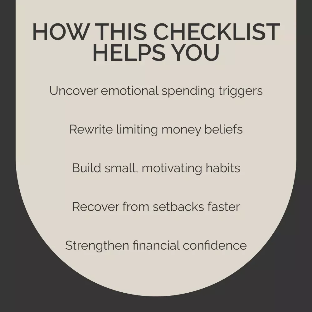 Debt-Free by Design The Mindset Mastery Checklist | Digital Download for Lasting Financial Freedom | Transformative Tool for the Psychology of Debt Elimination
