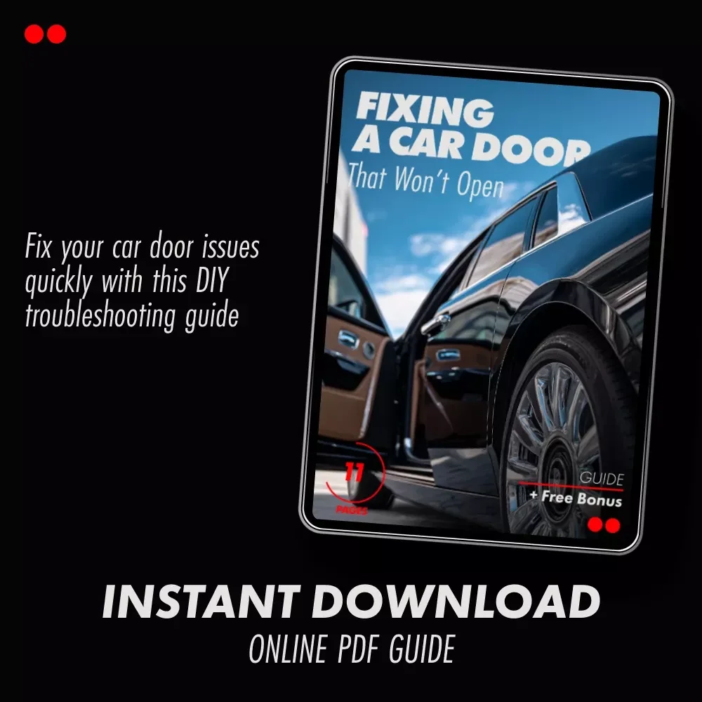 Fixing a Car Door That Won’t Open: DIY Guide for Car Owners | Digital Download