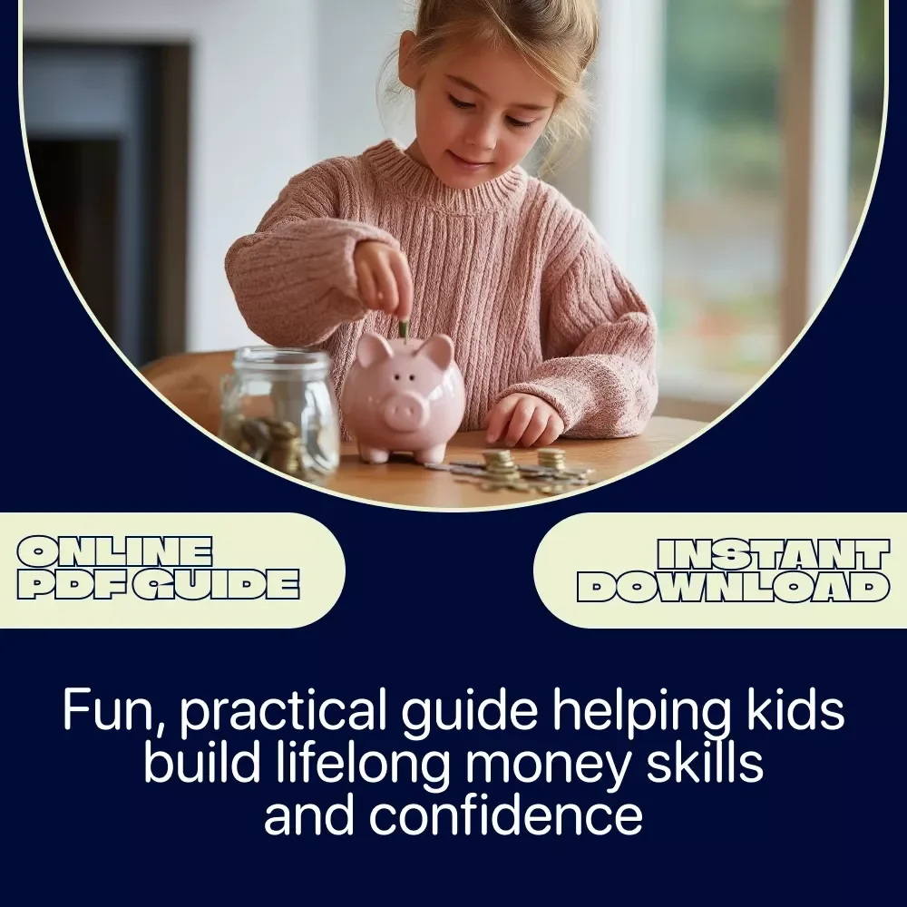 Money Smarts for Kids: A Fun Guide to Building Lifelong Financial Confidence | Teaching Kids About Money | Printable Kids Money Ebook for Parents & Educators