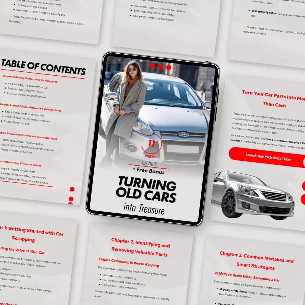 Turning Old Cars into Treasure: How to Scrap a Car for Parts - Digital Guide