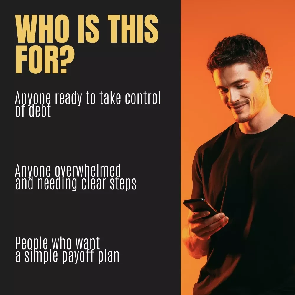 Your Step-by-Step Checklist to Crush Debt Fast | Printable Debt Repayment Plan Guide for Financial Freedom | Budgeting & Money Management Checklist