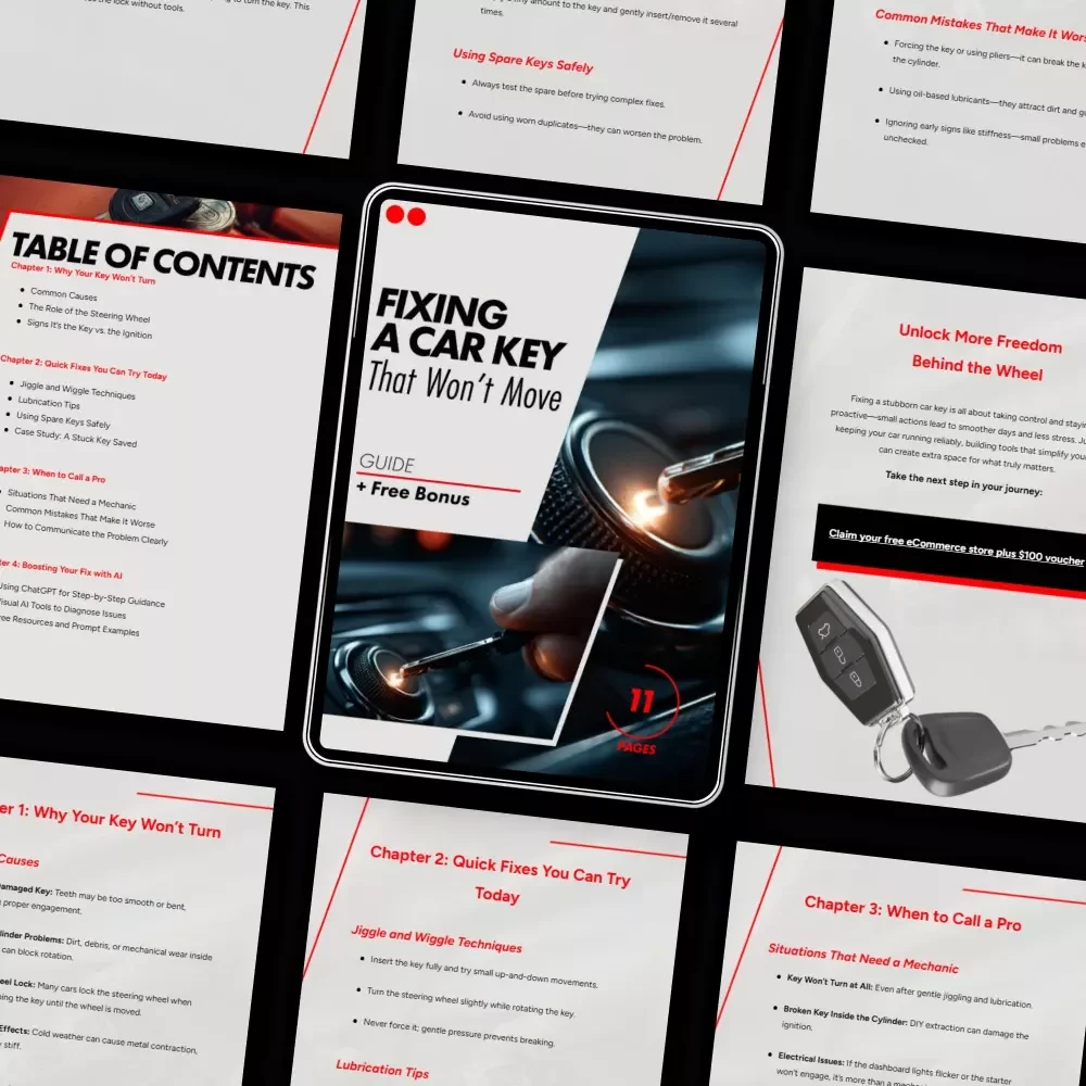 Fixing a Car Key That Won’t Move - A Step-by-Step Guide to Repair Your Key and Ignition Troubles